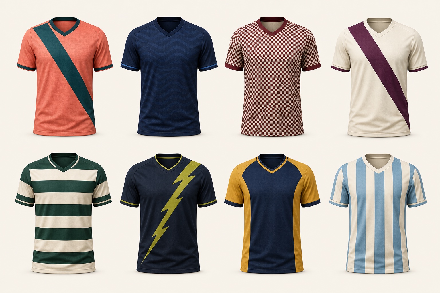 Grassroots Club Range original generic jersey visualisation